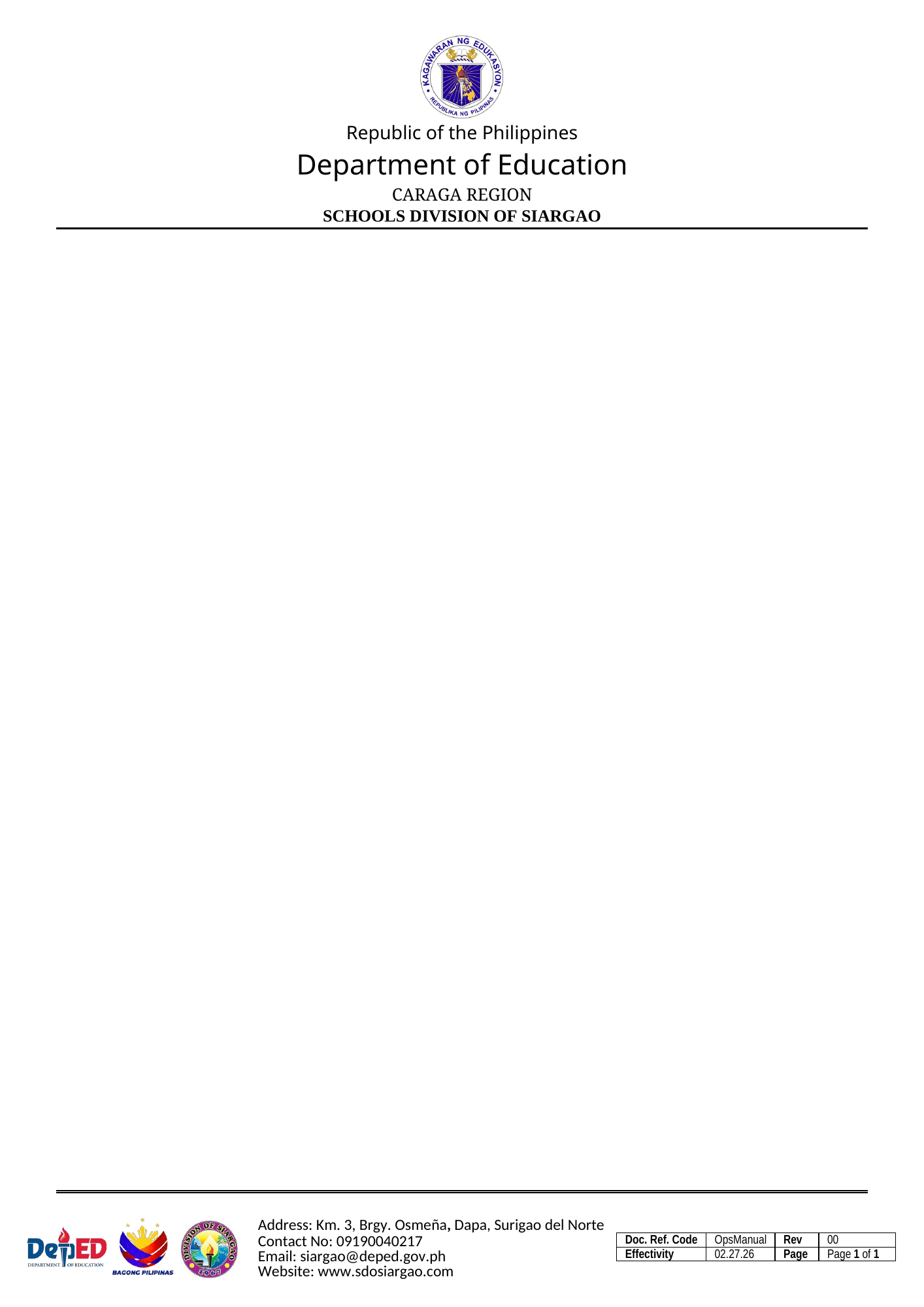 Exact unmodified QMS A4 template artwork